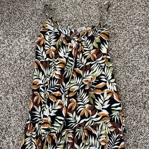 Billabong floral print beach coverup dress
